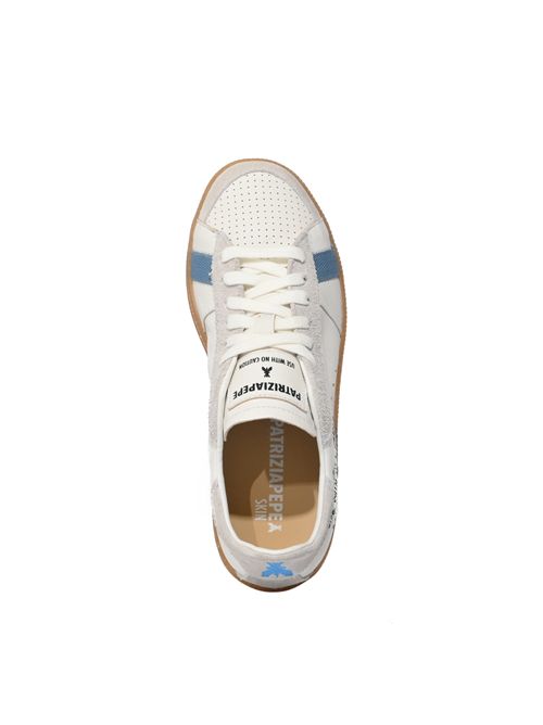 Sneakers SKIN in nappa con Lettering Patrizia Pepe | 2Z0064 L150FF75